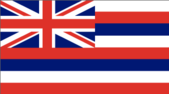 Flag of Hawaii with Union Jack.