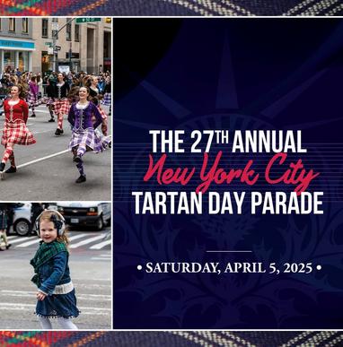 New York Tartan Day Parade announcement 2025.