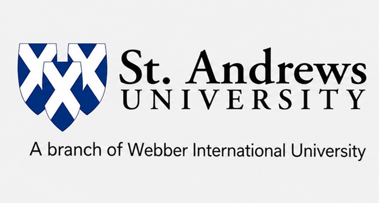 St. Andrews University logo with emblem.