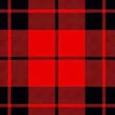 Red and black checkered plaid pattern.