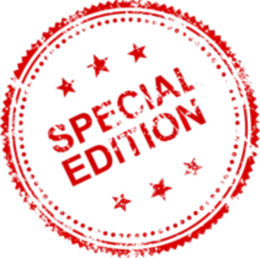 Red "Special Edition" stamp with stars.